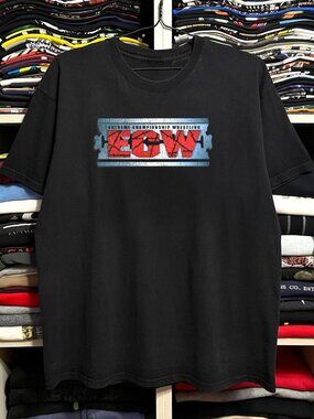 Rare ECW Blade Washed Black Tee